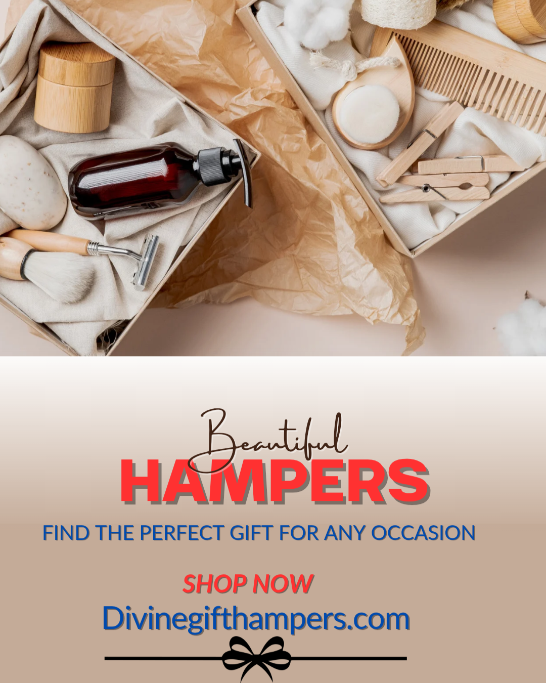 Beige and Brown Warm Minimalist Hampers Sale Insta (1080 x 1350 px) (1080 x 1350 px)